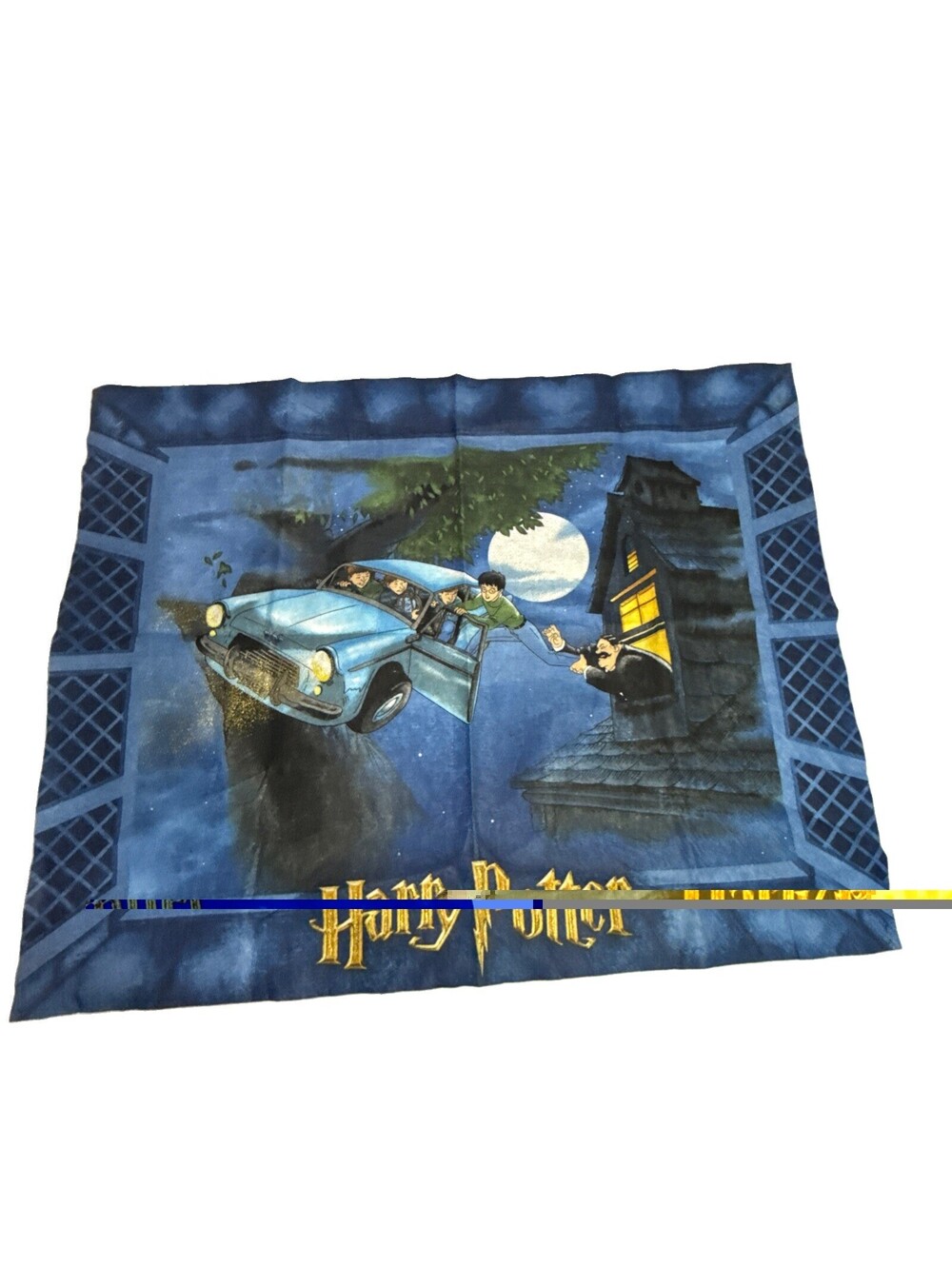 Fabric Harry Potter Wizard & Car Poster 45" by 35" Felt Tapestry Wall Decor